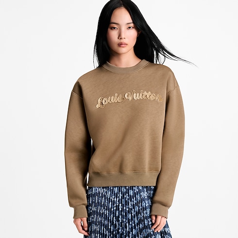 Prêt-à-Porter Hauts Sweatshirt à signature dégradée | Louis Vuitton ® (Zoom produit)
