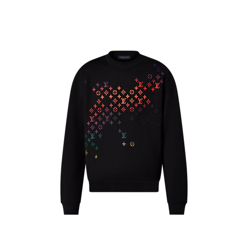 Discontinued Product Obs 15 Sweatshirt brodé en coton | Louis Vuitton ® (Zoom produit)