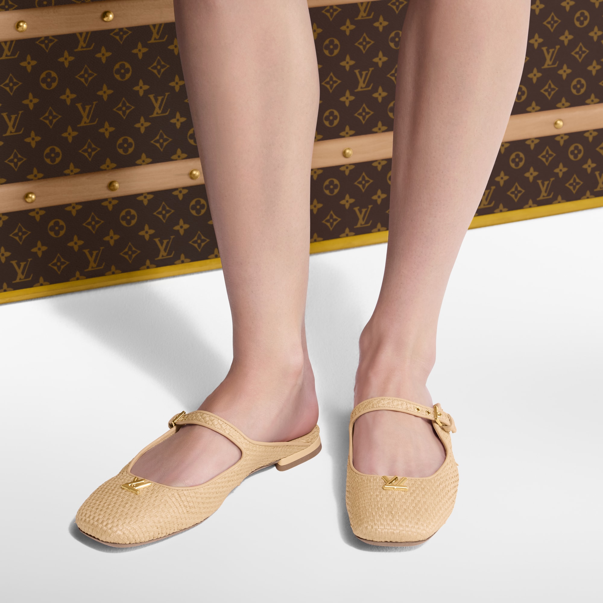  Shoes Loafers and Ballerinas Swing Open Back Ballerina | Louis Vuitton ® (Product zoom)