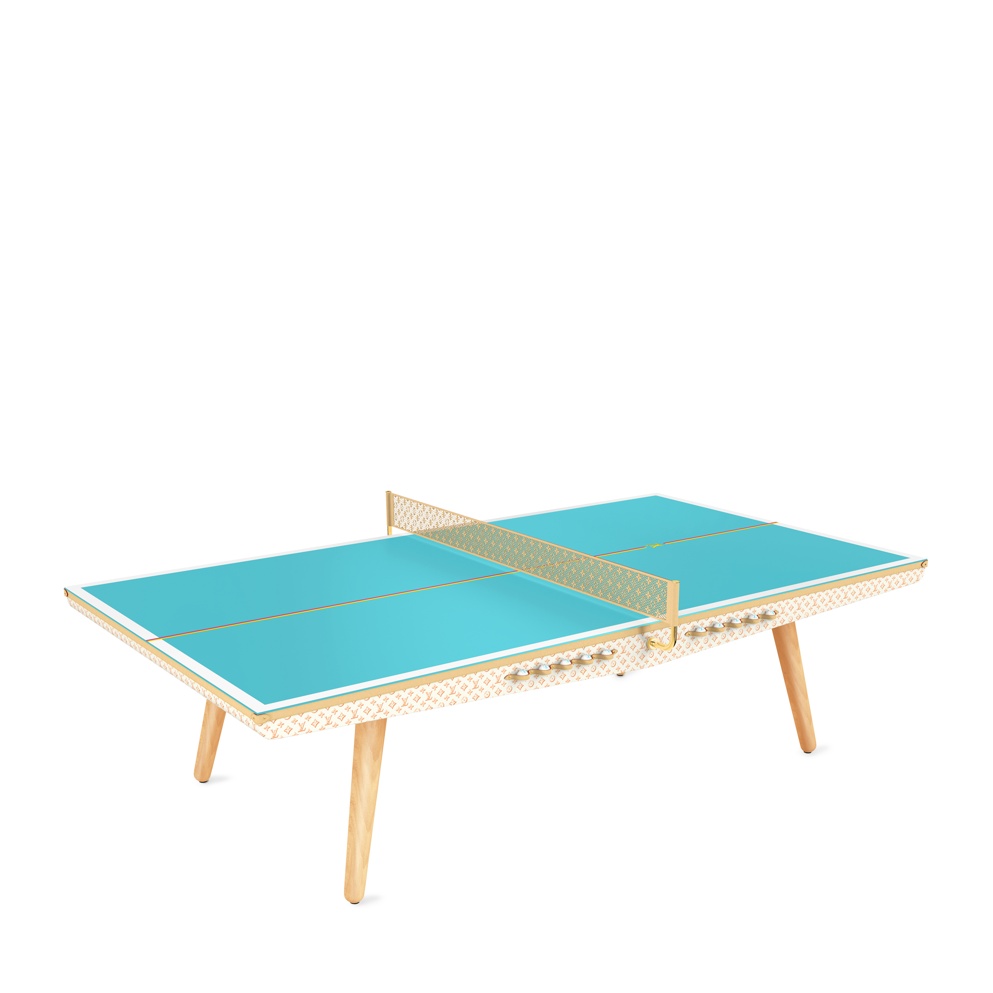 Cuir et autres matériaux Articles de sport } Table de ping-pong en toile - Taille règlementaire | Louis Vuitton ® (Zoom produit)