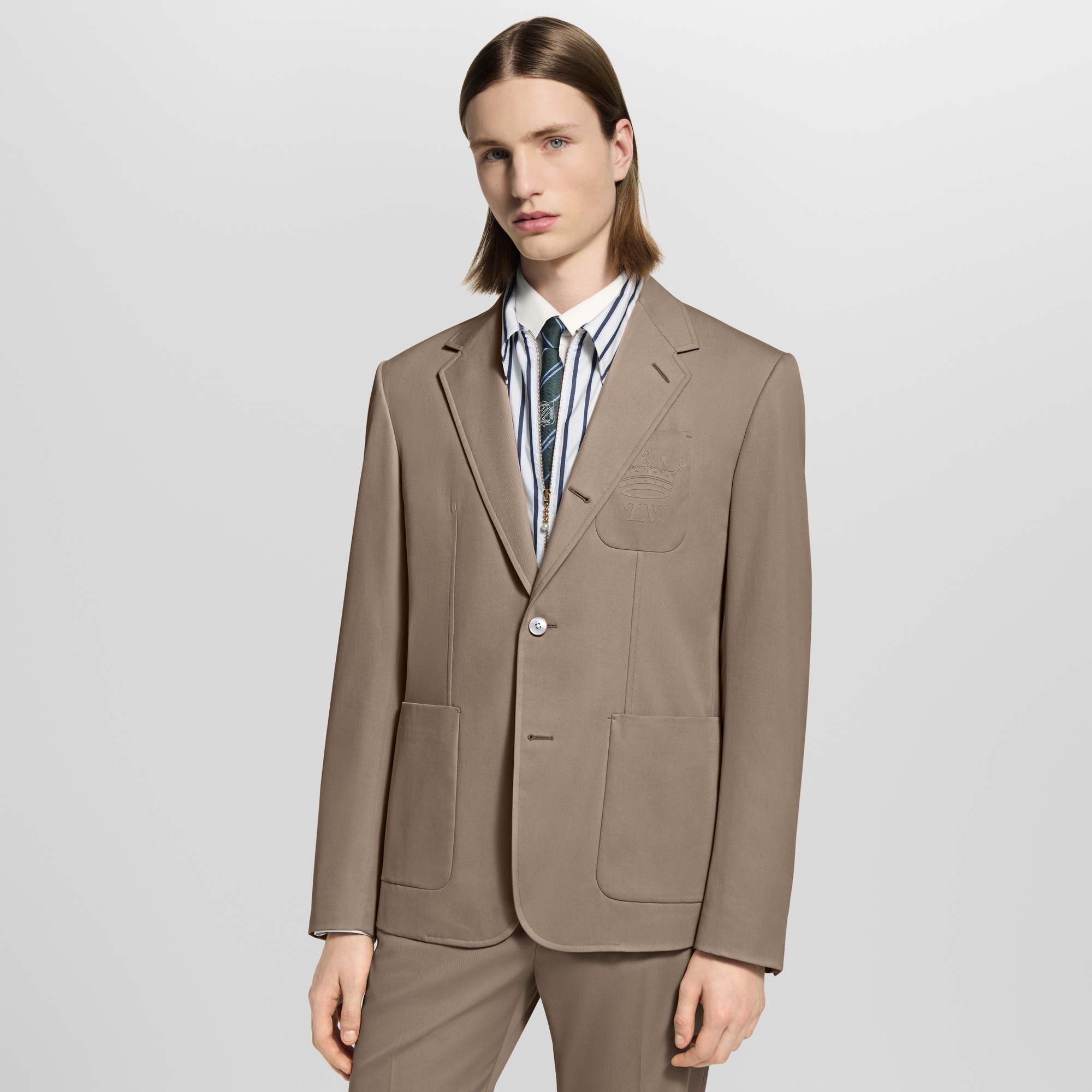  Prêt-à-Porter Blazers et Vestes Tailored Single-Breasted City Jacket | Louis Vuitton ® (Zoom produit)
