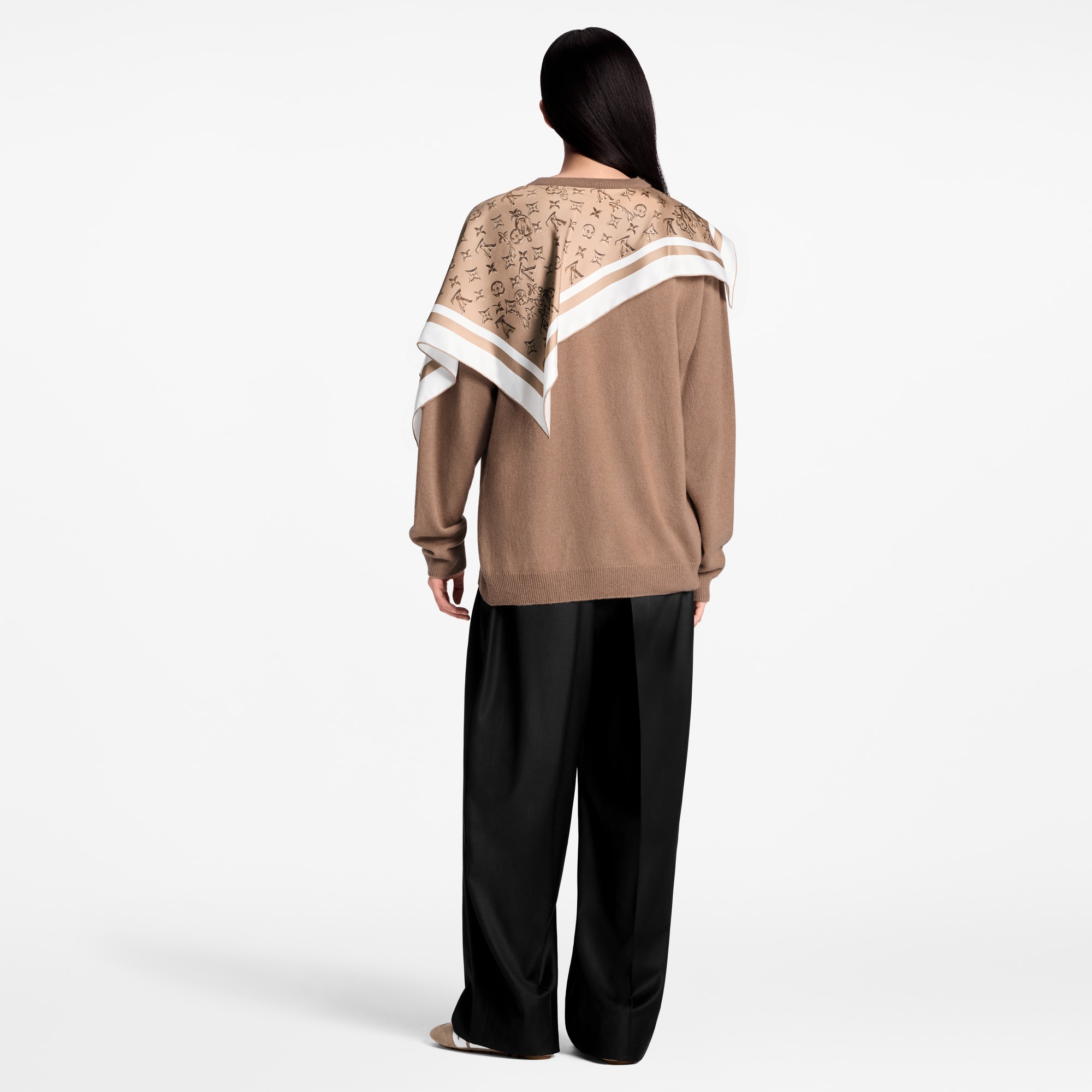  Ready-to-Wear Pants Tailored Wide-Leg Wool Pants | Louis Vuitton ® (Product zoom)