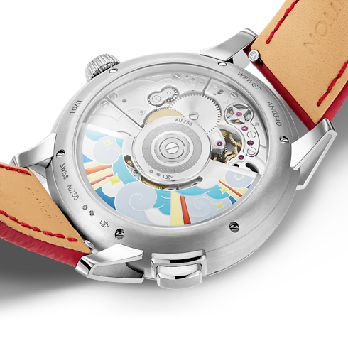 All Watches } Tambour Arty Automata, Automatic, 42mm, White Gold | Louis Vuitton ® (Product zoom)