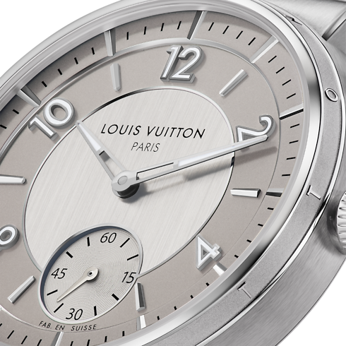 All Watches } Tambour, Automatic, 40mm, Steel | Louis Vuitton ® (Product zoom)