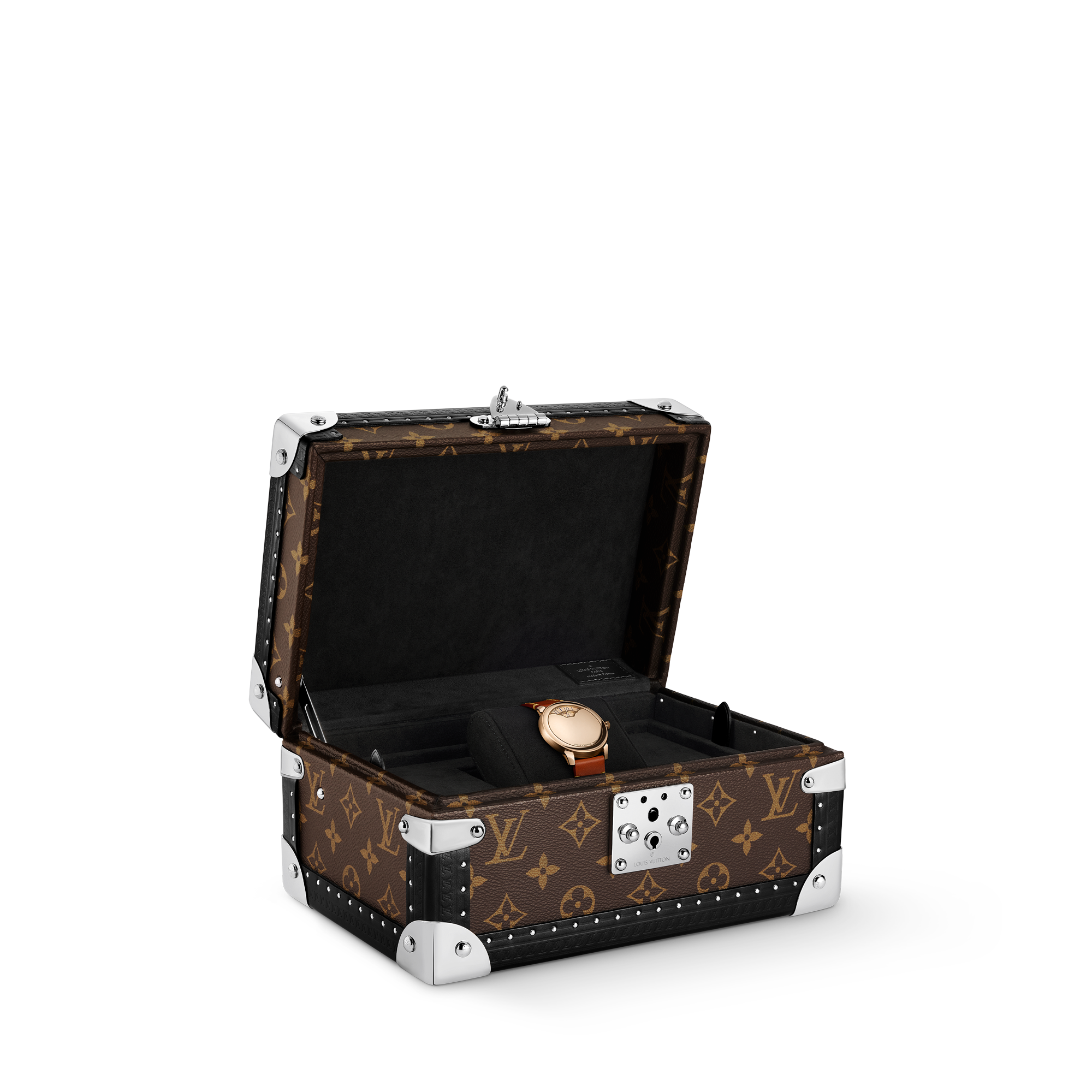  All Watches } Tambour Convergence, Automatic, 37mm, Rose Gold | Louis Vuitton ® (Product zoom)