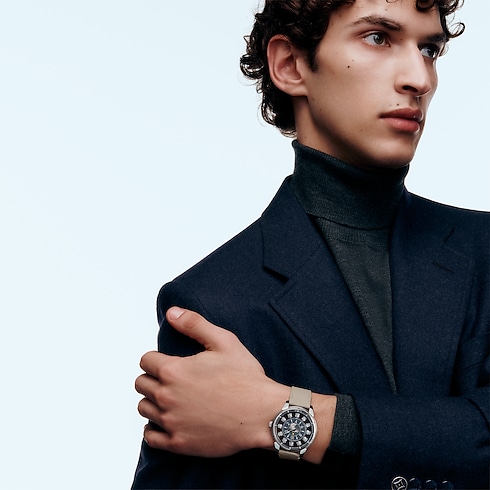 All Watches } Tambour Spin Time Air Antipode, Automatic, 42.5mm, White gold | Louis Vuitton ® (Product zoom)