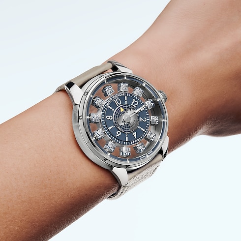 All Watches } Tambour Spin Time Air Antipode, Automatic, 42.5mm, White gold | Louis Vuitton ® (Product zoom)