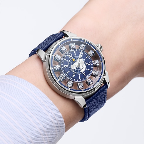 Tambour Spin Time Air Antipode, Automatic, 42.5mm, White gold Ambiance View