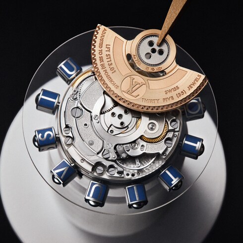 All Watches } Tambour Spin Time Air, Automatic, 42.5mm, White gold | Louis Vuitton ®