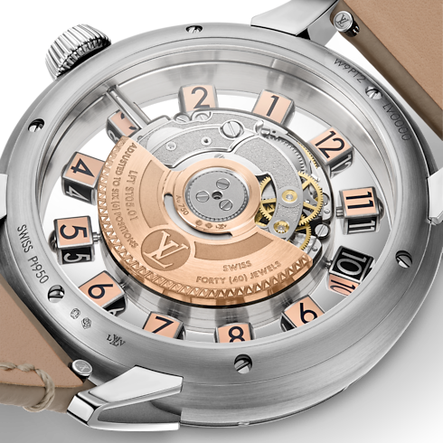 All Watches } Tambour Spin Time Air Flying Tourbillon, Automatic, 42.5mm, Platinum | Louis Vuitton ® (Product zoom)