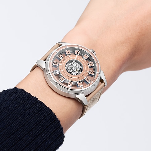 All Watches } Tambour Spin Time Air Flying Tourbillon, Automatic, 42.5mm, Platinum | Louis Vuitton ® (Product zoom)