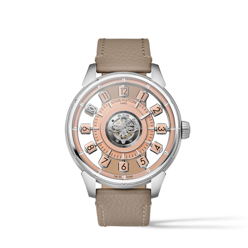 All Watches } Tambour Spin Time Air Flying Tourbillon, Automatic, 42.5mm, Platinum | Louis Vuitton ® (Product zoom)