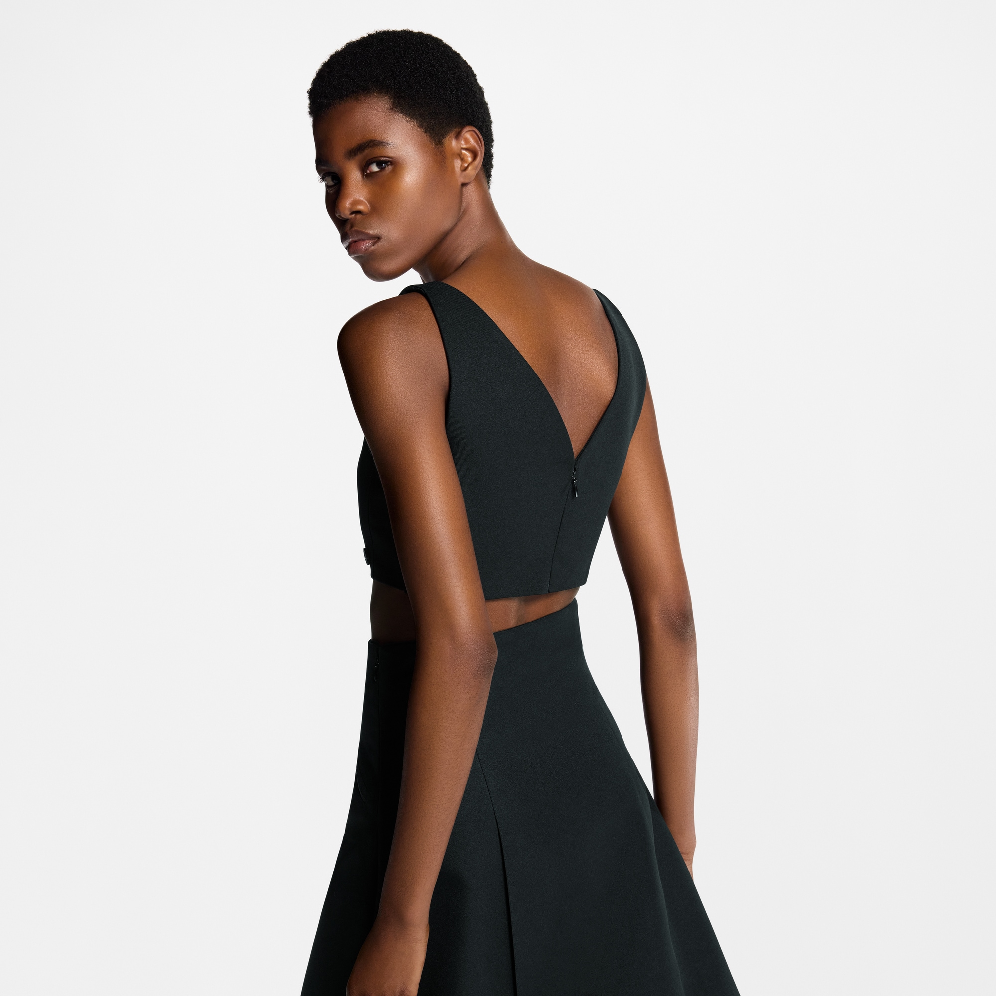  Ready-to-Wear Tops Technical Gabardine Crop Top | Louis Vuitton ® (Product zoom)