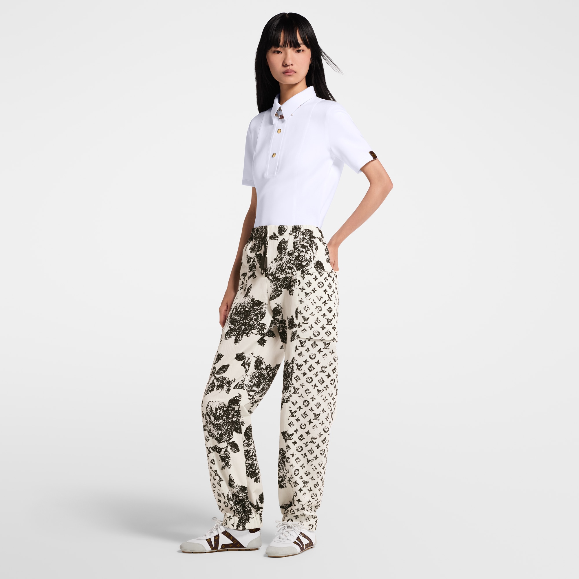  Ready-to-Wear Tops Technical Jersey Polo Top | Louis Vuitton ® (Product zoom)