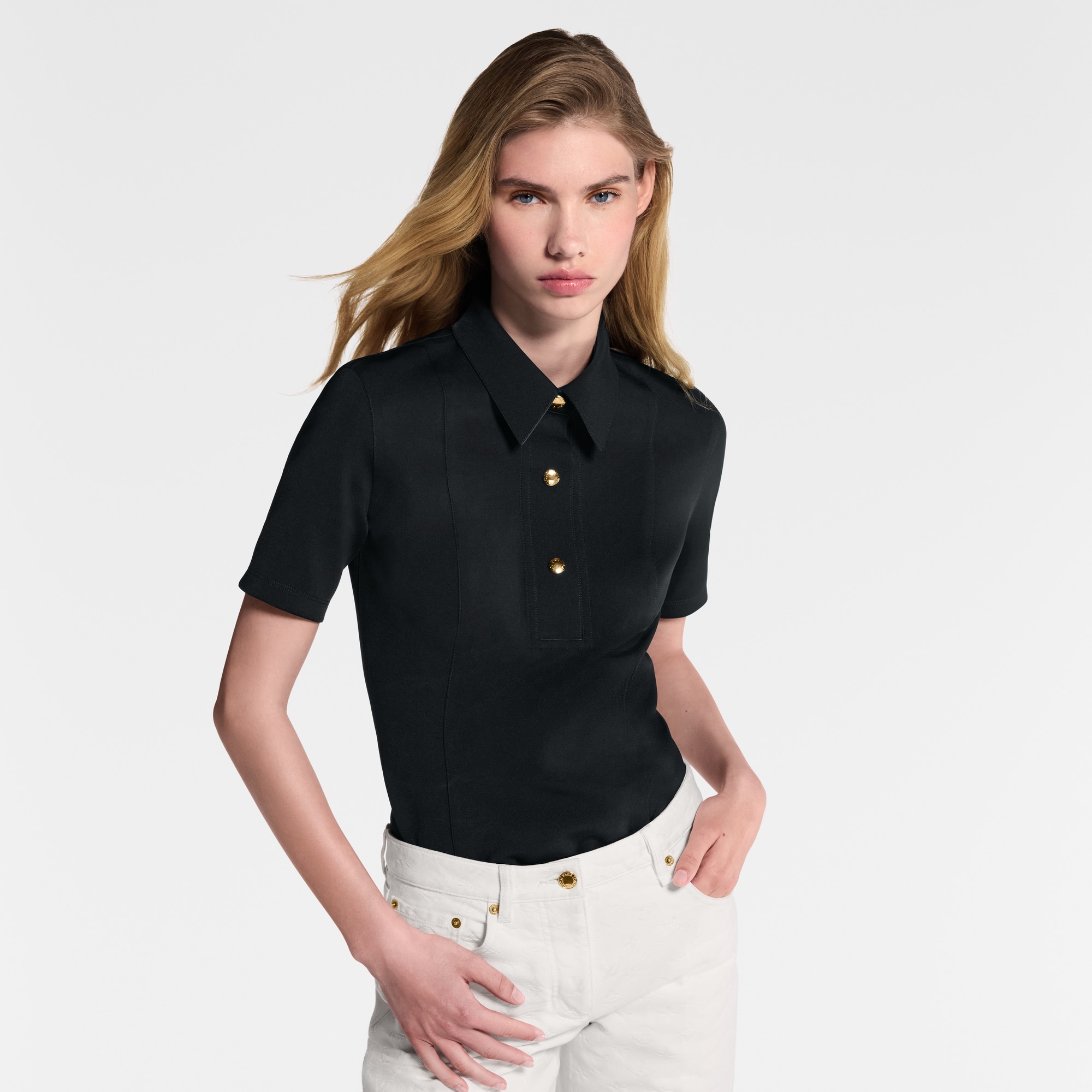  Ready-to-Wear Tops Technical Jersey Polo Top | Louis Vuitton ® (Product zoom)
