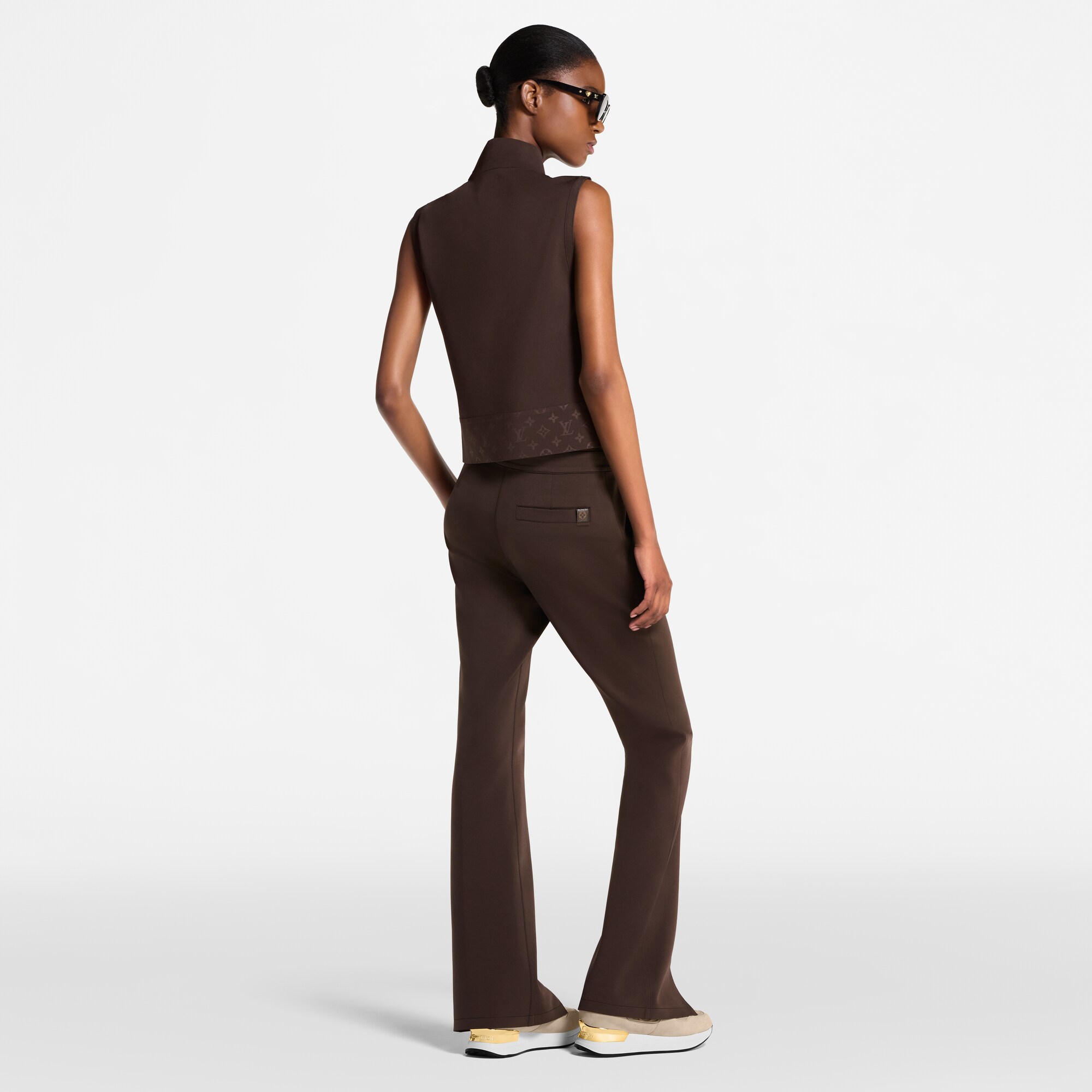  Ready-to-Wear Tops Technical Jersey Zip-Up Gilet | Louis Vuitton ® (Product zoom)