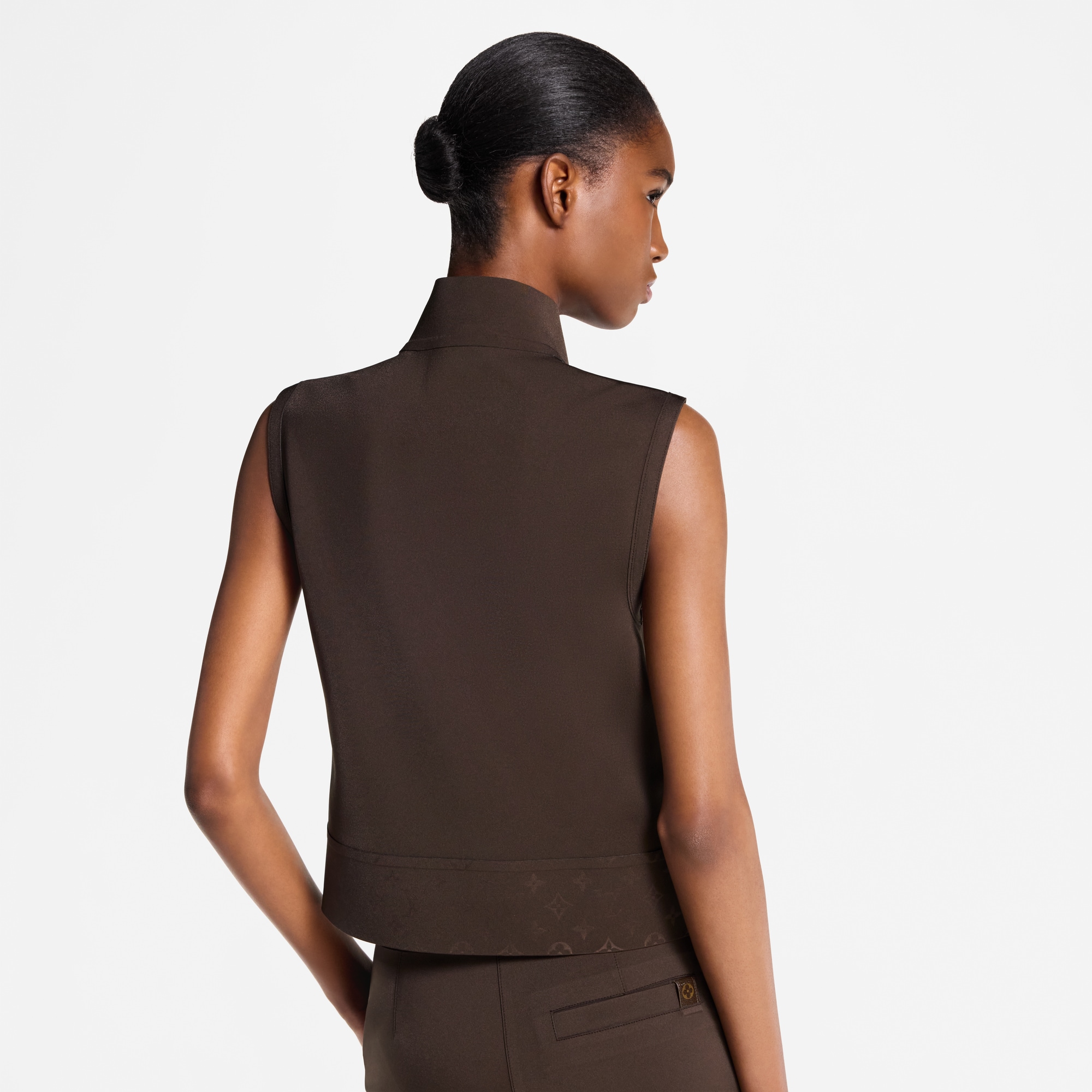 Ready-to-Wear Tops Technical Jersey Zip-Up Gilet | Louis Vuitton ® (Product zoom)