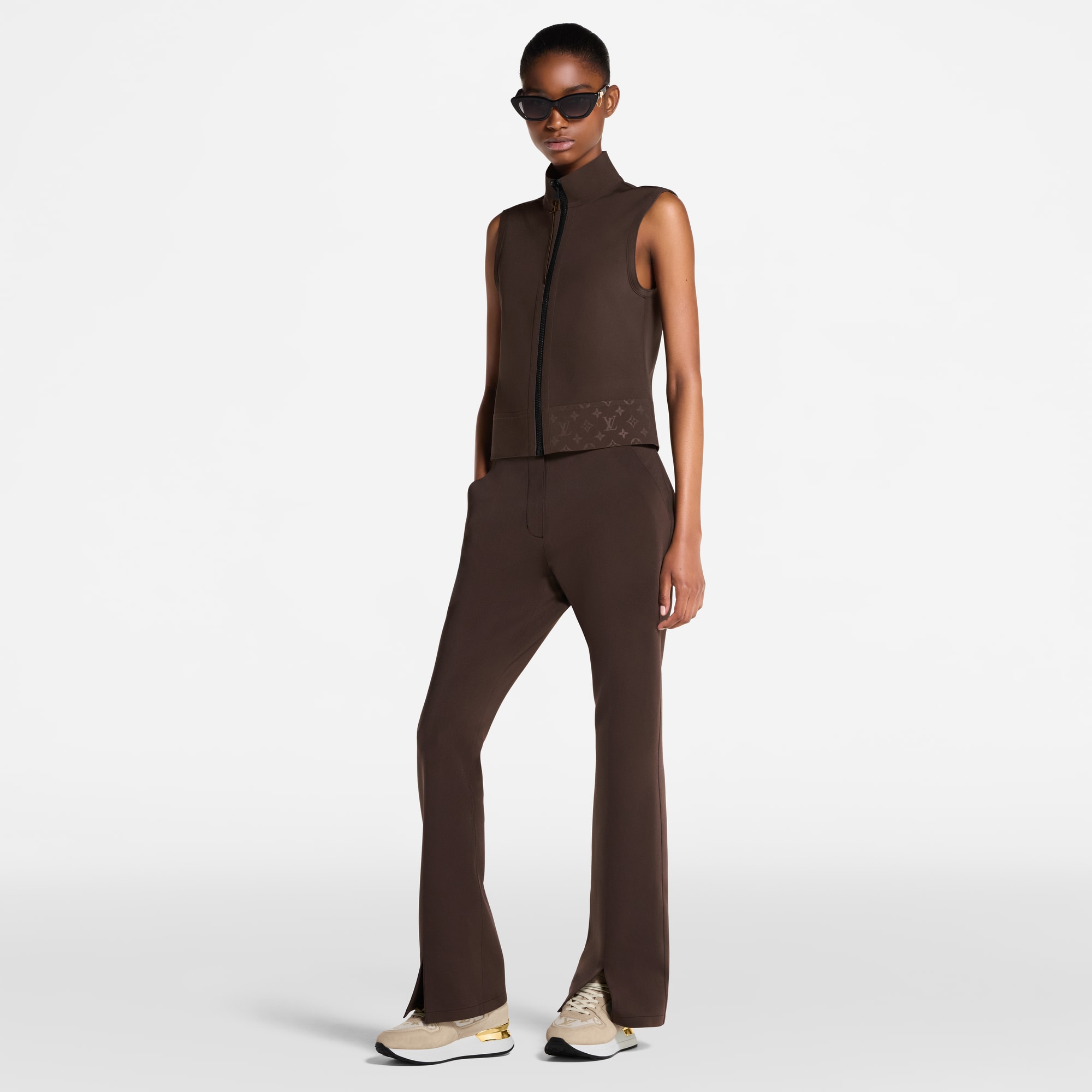  Ready-to-Wear Tops Technical Jersey Zip-Up Gilet | Louis Vuitton ® (Product zoom)