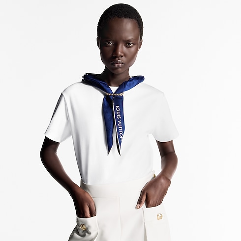 Prêt-à-Porter Hauts Tee-shirt à foulard style nautique | Louis Vuitton ® (Zoom produit)