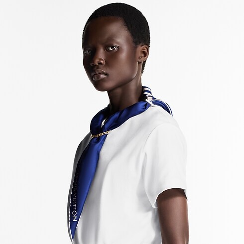 Prêt-à-Porter Hauts Tee-shirt à foulard style nautique | Louis Vuitton ® (Zoom produit)