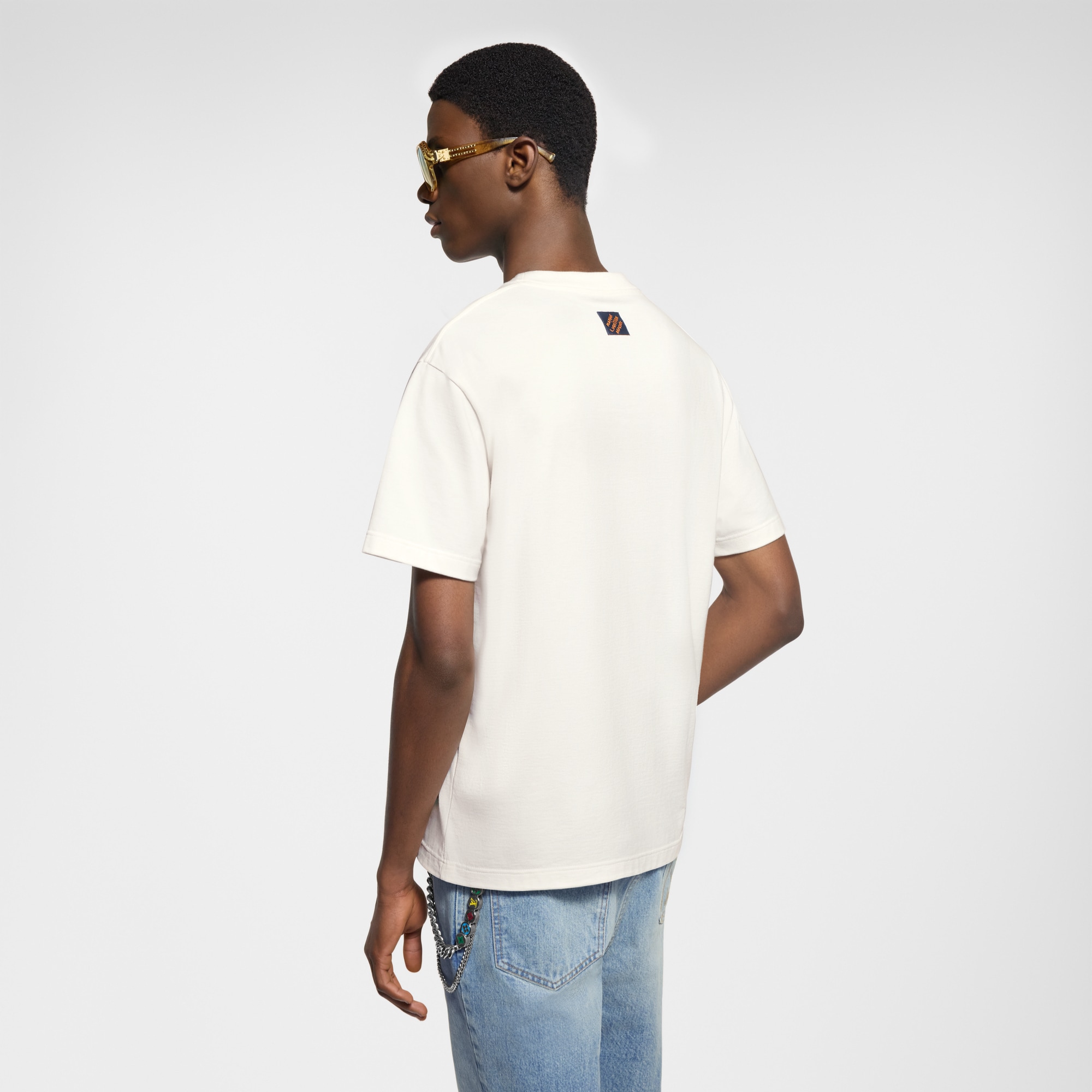  Prêt-à-Porter Tee-shirts et Polos Tee-shirt à imprimé fleur de Monogram 3D dégradé | Louis Vuitton ® (Zoom produit)