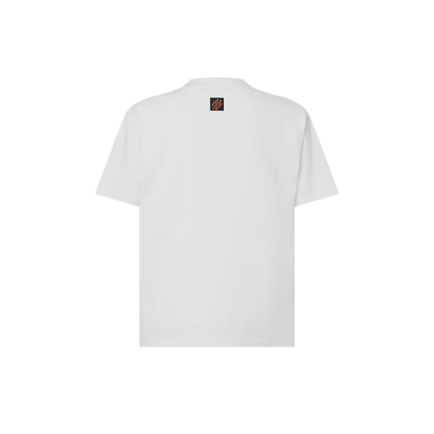 Prêt-à-Porter Tee-shirts et Polos Tee-shirt à manches courtes avec signature ornementée | Louis Vuitton ® (Zoom produit)