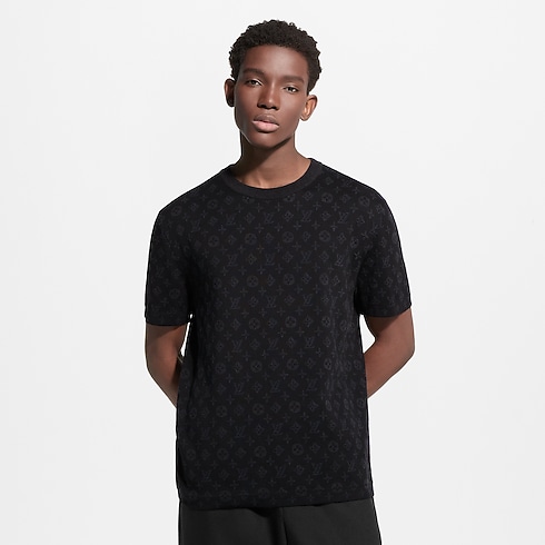 Prêt-à-Porter Tout le Prêt-à-Porter Tee-shirt en maille jacquard Monogram | Louis Vuitton ® (Zoom produit)
