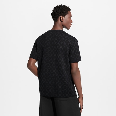 Prêt-à-Porter Tout le Prêt-à-Porter Tee-shirt en maille jacquard Monogram | Louis Vuitton ® (Zoom produit)