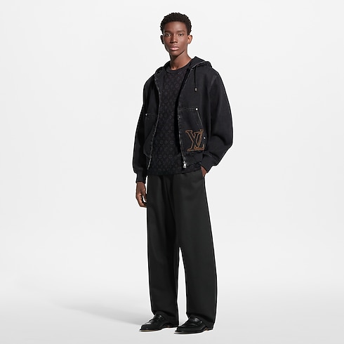 Prêt-à-Porter Tout le Prêt-à-Porter Tee-shirt en maille jacquard Monogram | Louis Vuitton ® (Zoom produit)