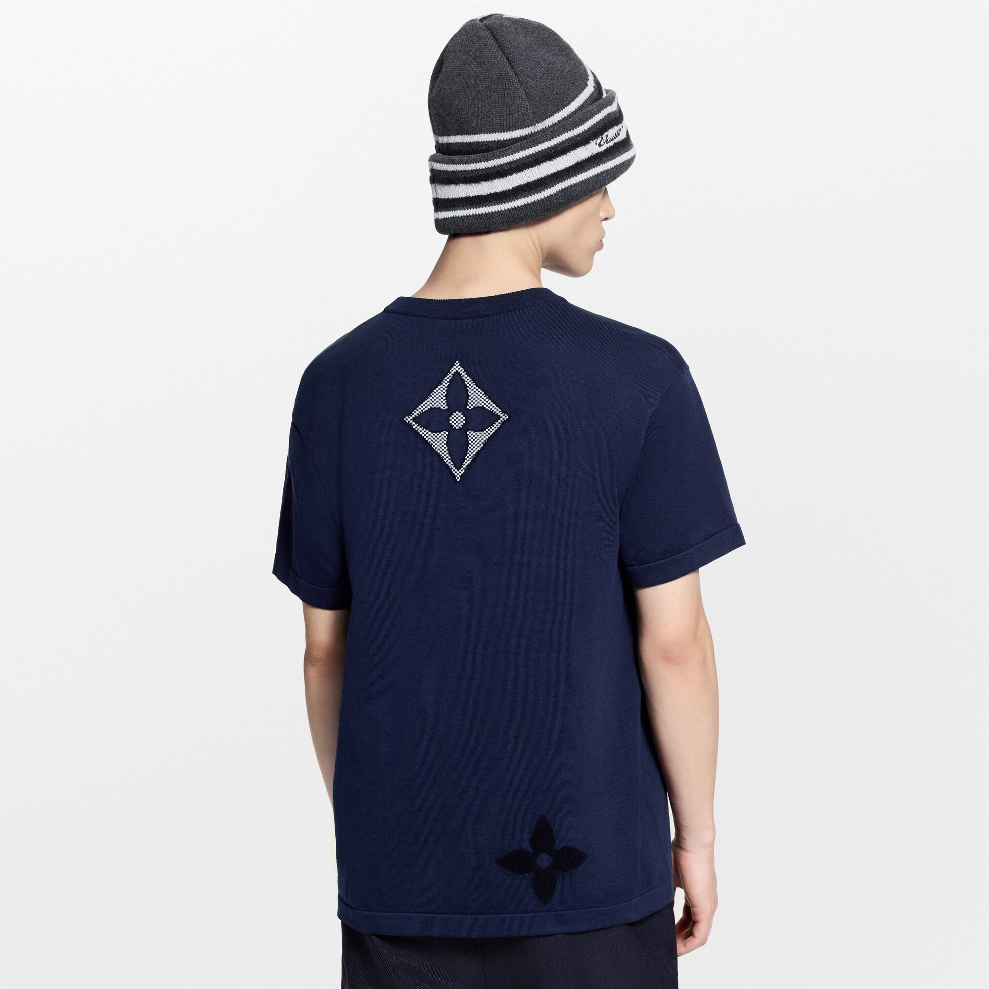  Homme LV Ski Tee-shirt en maille Monogram à col rond | Louis Vuitton ® (Zoom produit)