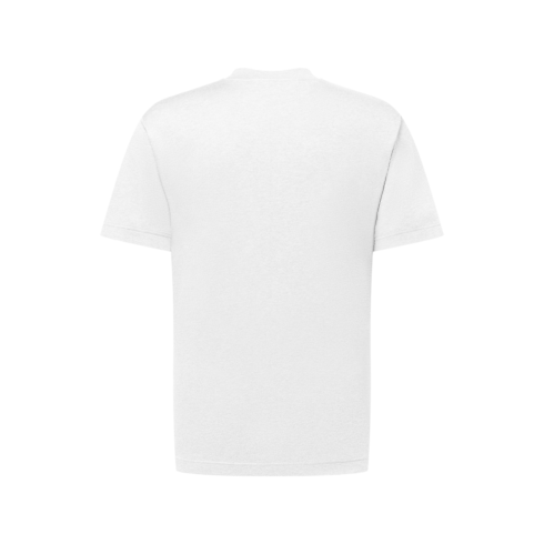 Tee-shirt manches courtes en coton et soie vue arrière