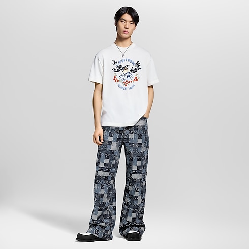 Prêt-à-Porter Tout le Prêt-à-Porter Tee-shirt manches courtes en maille | Louis Vuitton ® (Zoom produit)