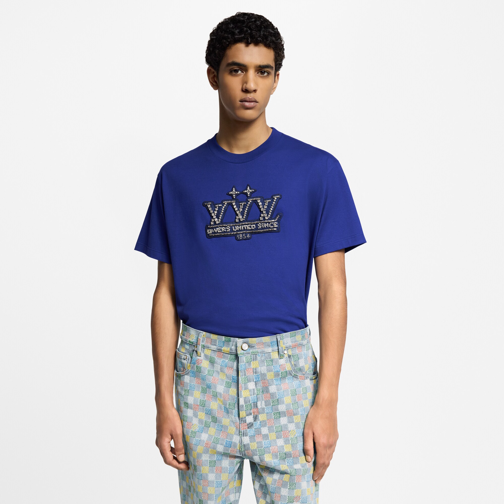  Prêt-à-Porter Tee-shirts et Polos Tee-shirt ornementé en coton | Louis Vuitton ® (Zoom produit)