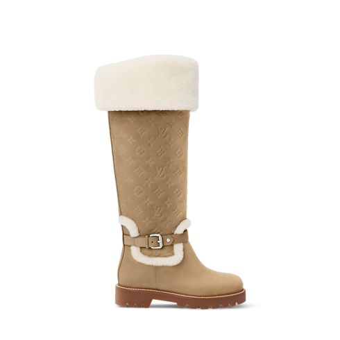 Shoes Boots and Ankle Boots Territory Flat Thigh Boot | Louis Vuitton ® (Product zoom)