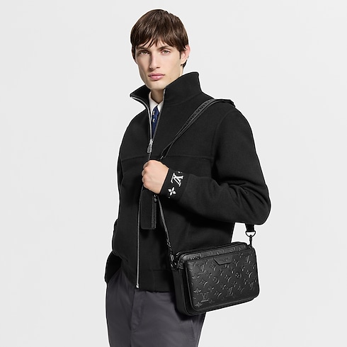 Monogram Shadow Men's Bags New In Trio Messenger | Louis Vuitton ® (Product zoom)