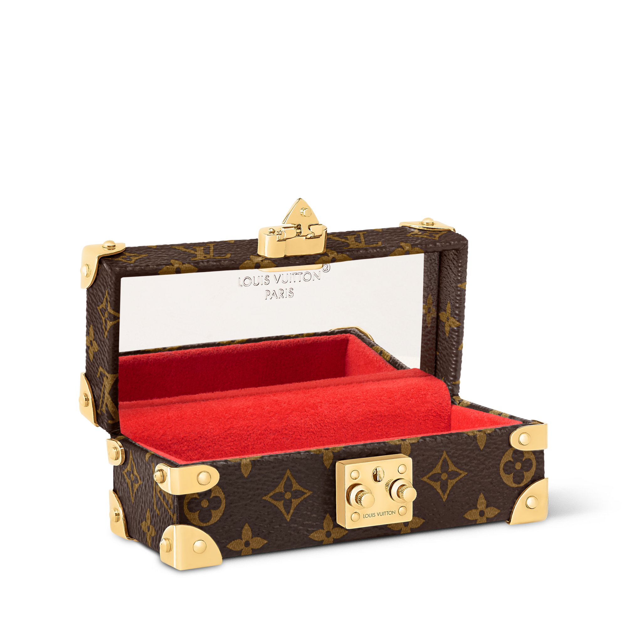Monogram Beauty Accessories } Trunk Lipstick Case | Louis Vuitton ® (Product zoom)