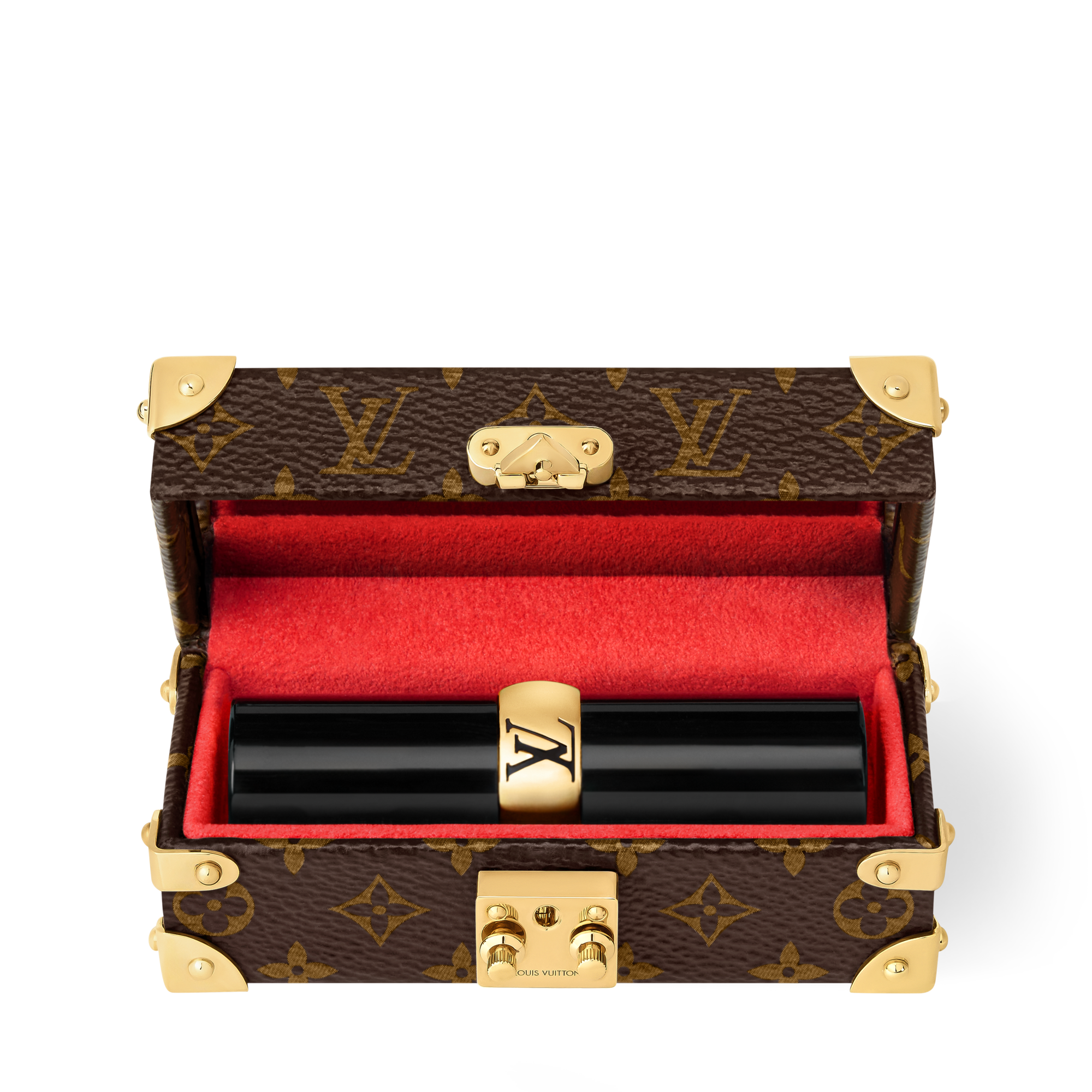 Monogram Beauty Accessories } Trunk Lipstick Case | Louis Vuitton ® (Product zoom)