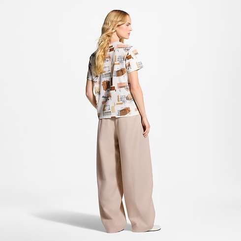 Ready-to-Wear T-shirts and Sweatshirts Trunk Print T-Shirt | Louis Vuitton ® (Product zoom)