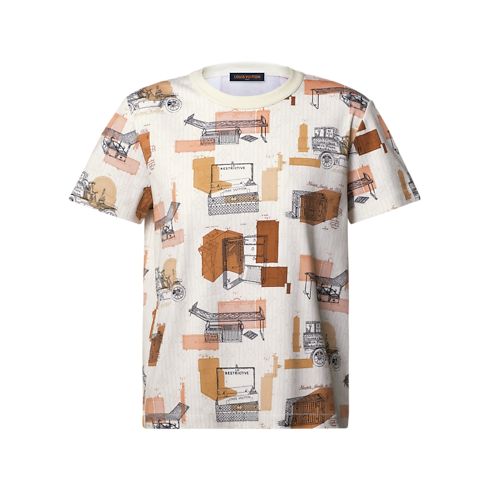 Ready-to-Wear T-shirts and Sweatshirts Trunk Print T-Shirt | Louis Vuitton ® (Product zoom)