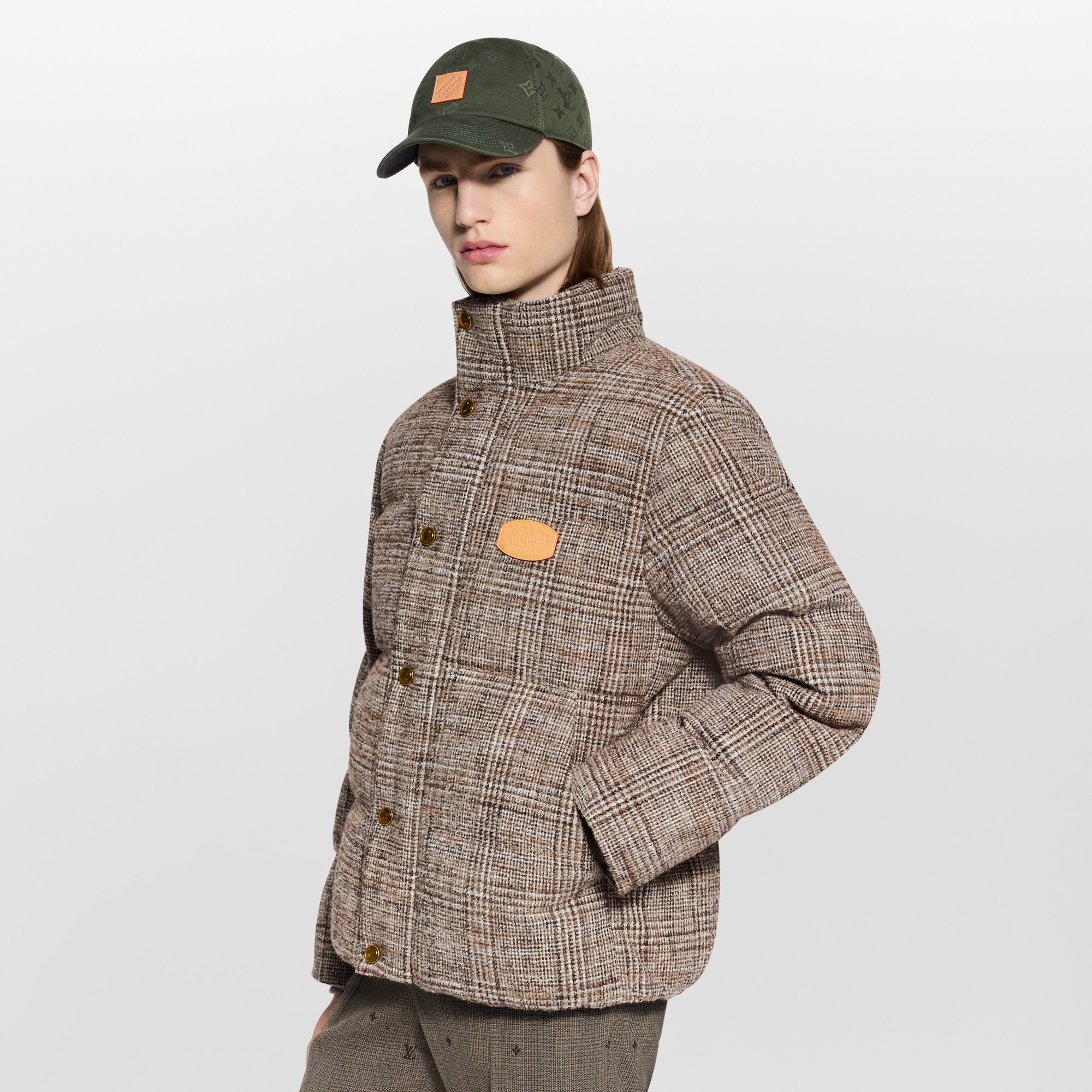  Ready-to-Wear Coats and Outerwear Tweed Down Blouson | Louis Vuitton ® (Product zoom)