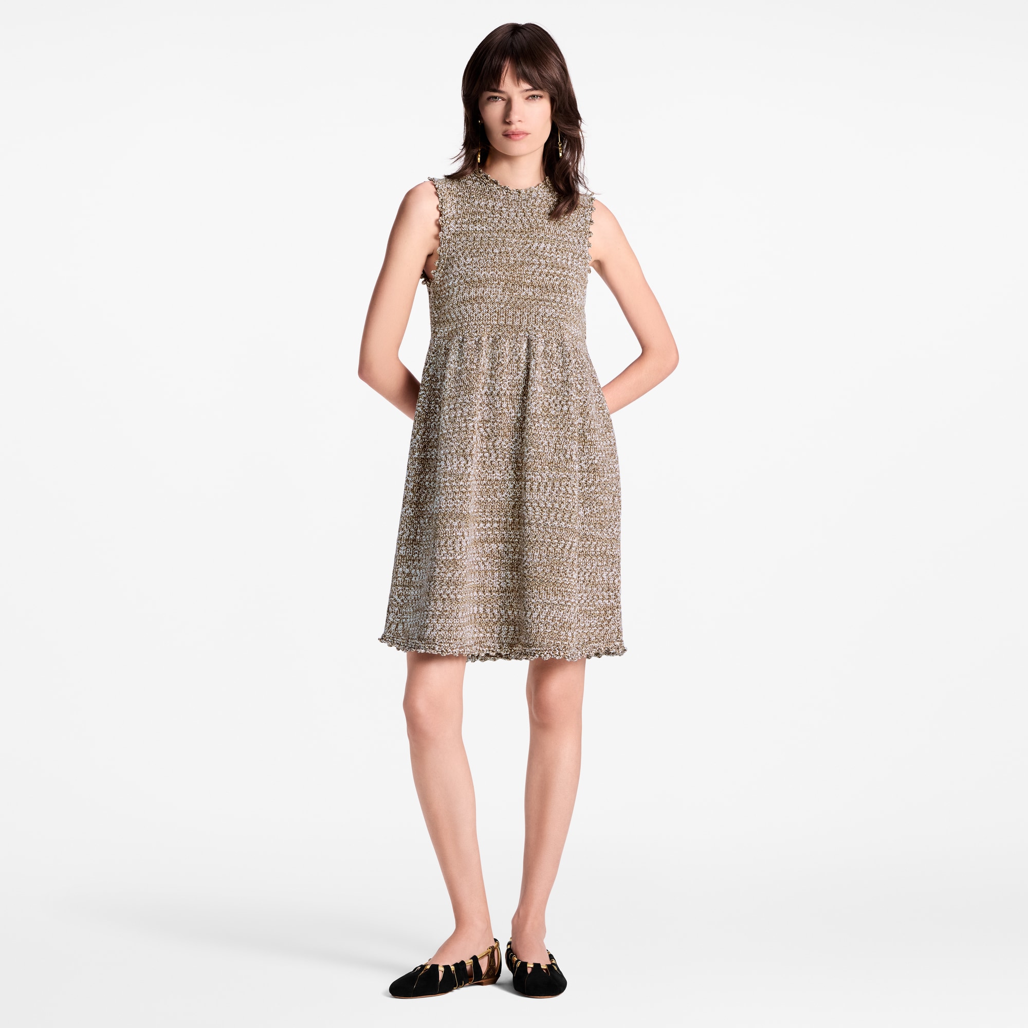 Ready-to-Wear Dresses Tweed Knit Mini Dress | Louis Vuitton ® (Product zoom)