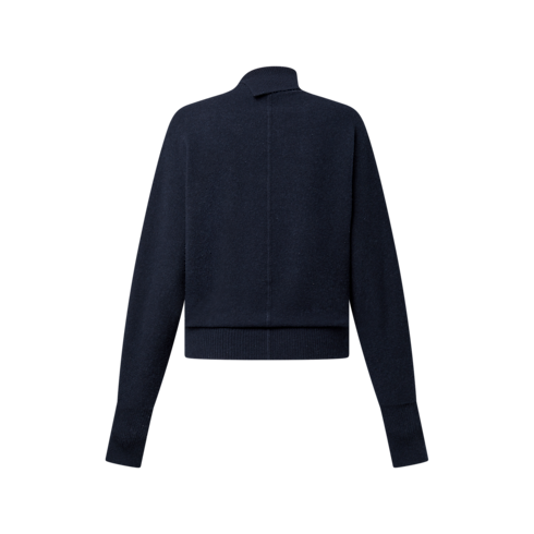 Ready-to-Wear Knitwear Twist Collar Knit Pullover | Louis Vuitton ® (Product zoom)