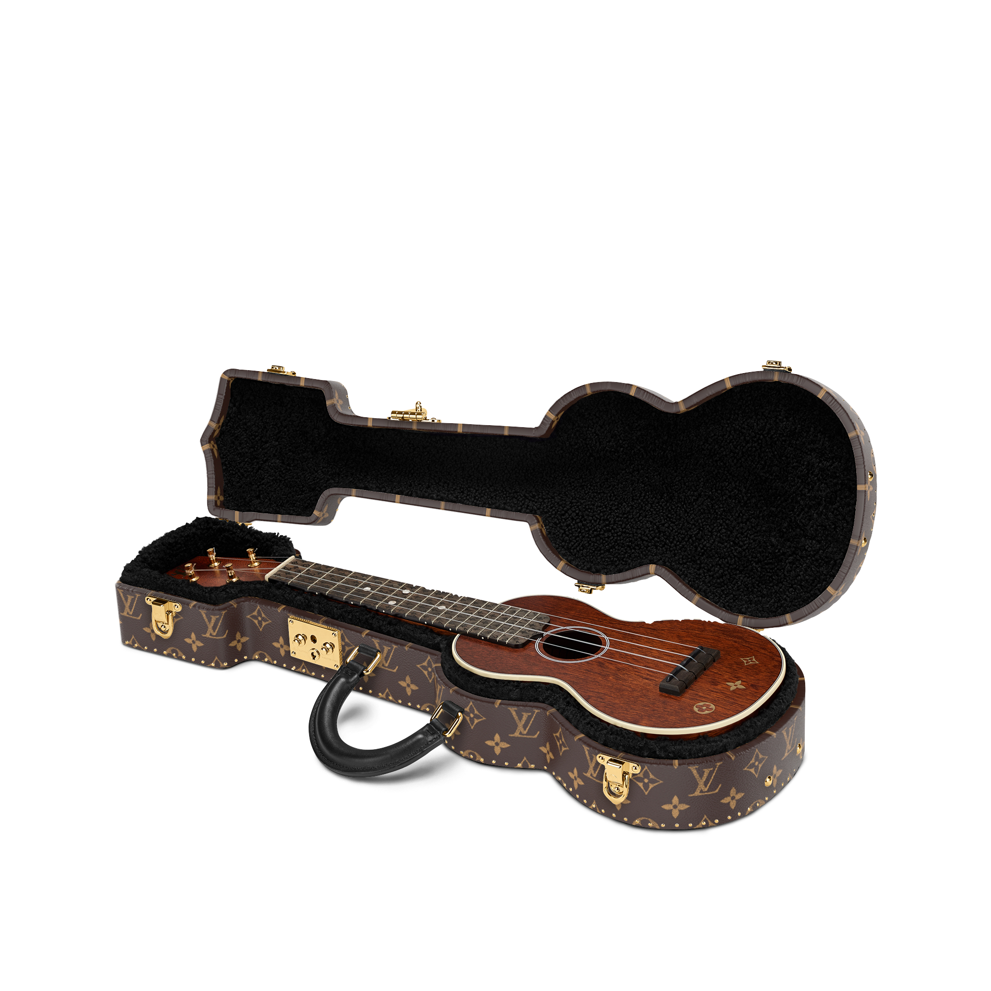 Monogram Trunks and Boxes Boxes Ukulele Trunk with Instrument | Louis Vuitton ® (Product zoom)