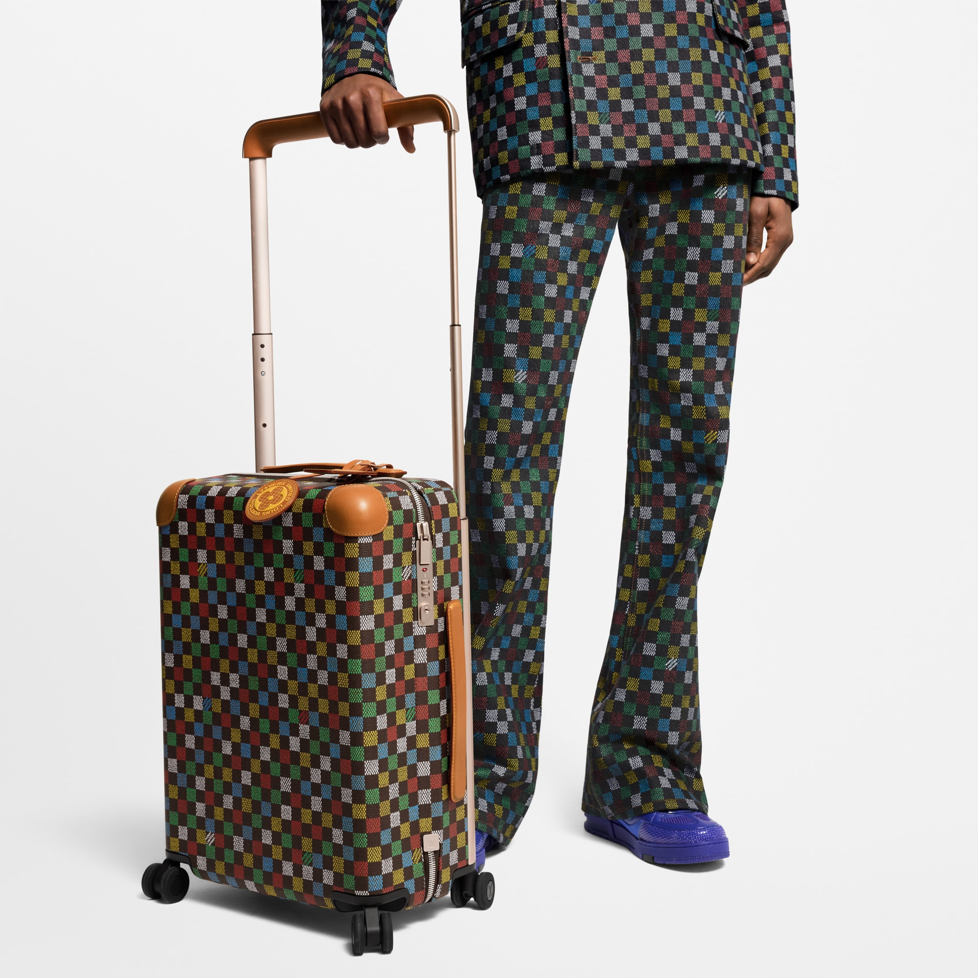 Damier Ebène Voyage Bagages Roulants Valise cabine Horizon 55 | Louis Vuitton ® (Zoom produit)