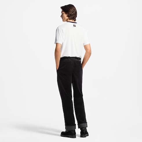 Prêt-à-Porter Tout le Prêt-à-Porter Velvet Graphic Short-Sleeved T-Shirt | Louis Vuitton ® (Zoom produit)