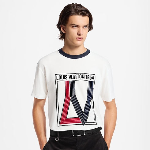 Prêt-à-Porter Tout le Prêt-à-Porter Velvet Graphic Short-Sleeved T-Shirt | Louis Vuitton ® (Zoom produit)