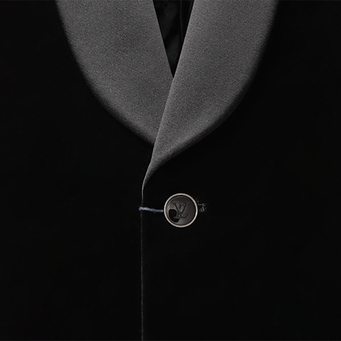 Nouveautés Homme } Velvet Single-Breasted Tuxedo Jacket | Louis Vuitton ® (Zoom produit)