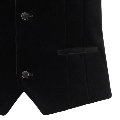 Nouveautés Homme } Velvet Tuxedo Vest | Louis Vuitton ® (Zoom produit)