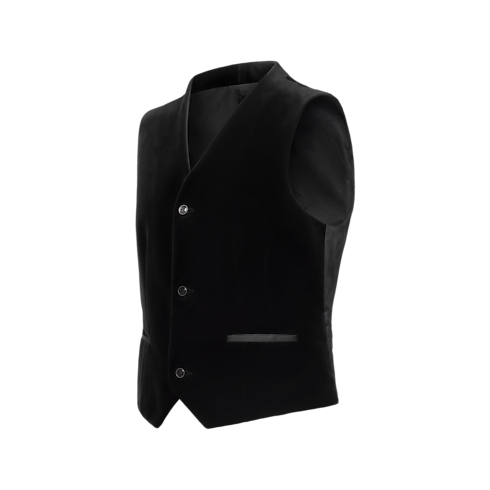 Nouveautés Homme } Velvet Tuxedo Vest | Louis Vuitton ® (Zoom produit)