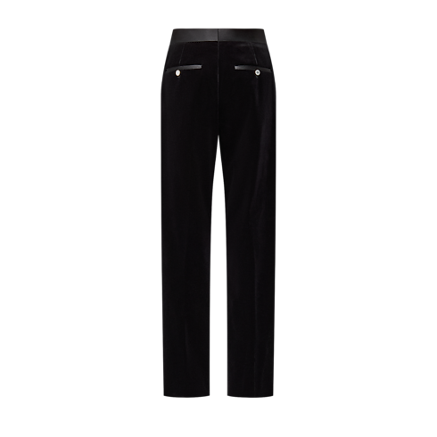 Ready-to-Wear Pants Velvet Tuxedo Pants | Louis Vuitton ® (Product zoom)